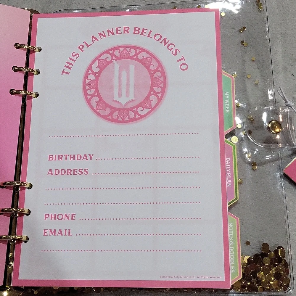 Wicked Planner with Gold Accents
